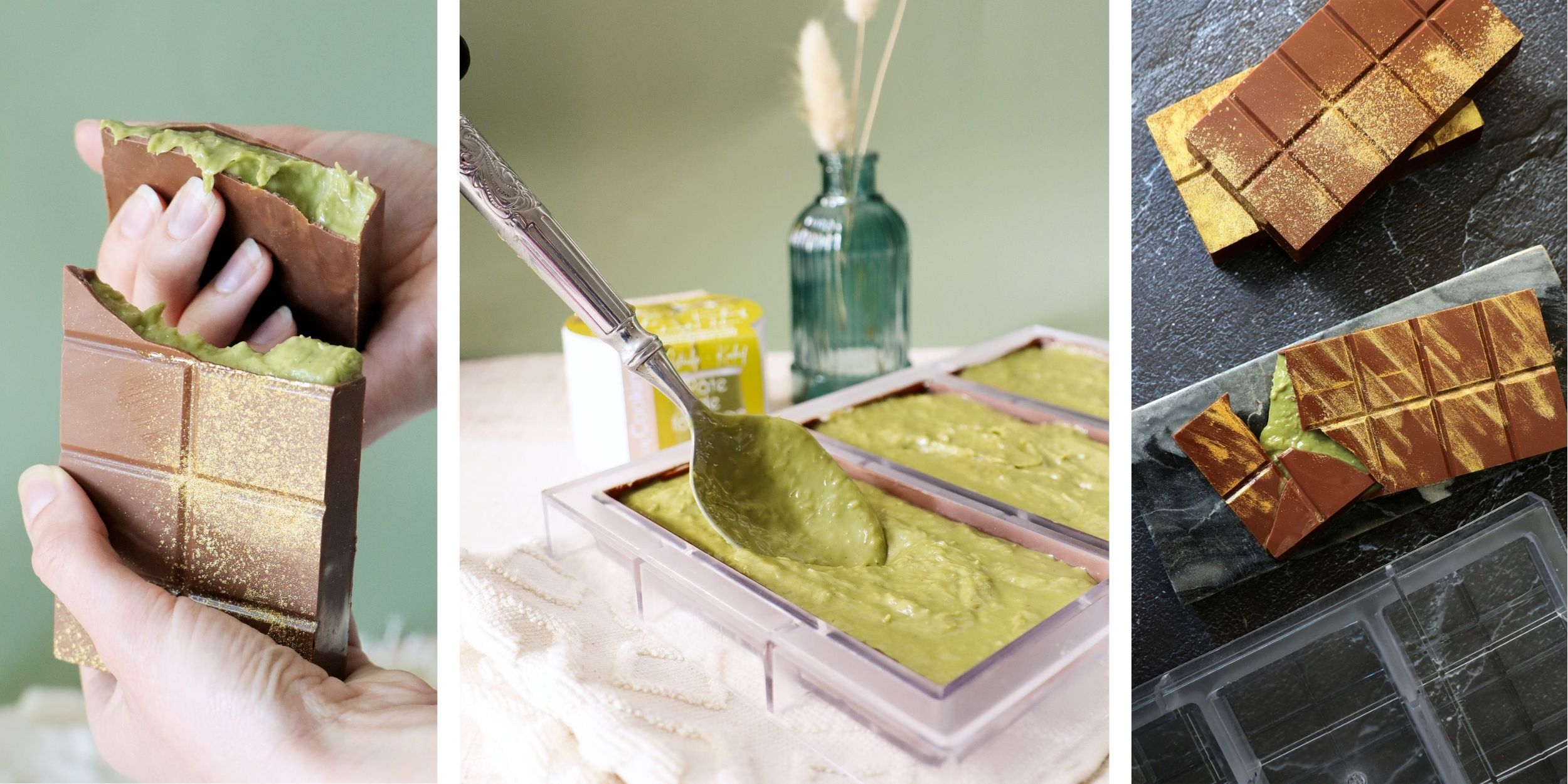 Recette tablette Dubaï Kadaïf - pistache et chocolat - ScrapCooking